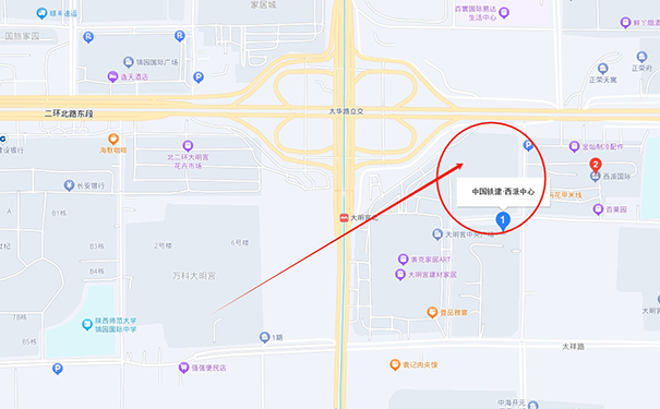 西安市立邦旗艦店位置西安市未央?yún)^(qū)問學路409號中國鐵建西派中心C座.png